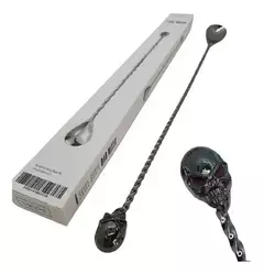 Cuchara Mixer Calavera Negro Mate Schon - comprar online