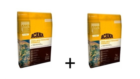 ACANA FREE RUN POULTRY X 11.3 KILOS (2 unidades) - comprar en línea