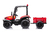$1.350.000 Tractor Con Carro Electrico A Bateria 24v Cuero Goma Control Pantalla