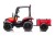 Tractor Con Carro Electrico A Bateria 24v Cuero Goma Control en internet