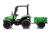 Tractor Con Carro Electrico A Bateria 24v Cuero Goma Control