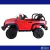 Auto Jeep A Bateria Wrangler Xxl 4 Motores Ruedas Goma Led - Importcomers