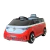 Mini van a batería 12v Volkswagen Buzz Combi cuero goma luces bluetooth