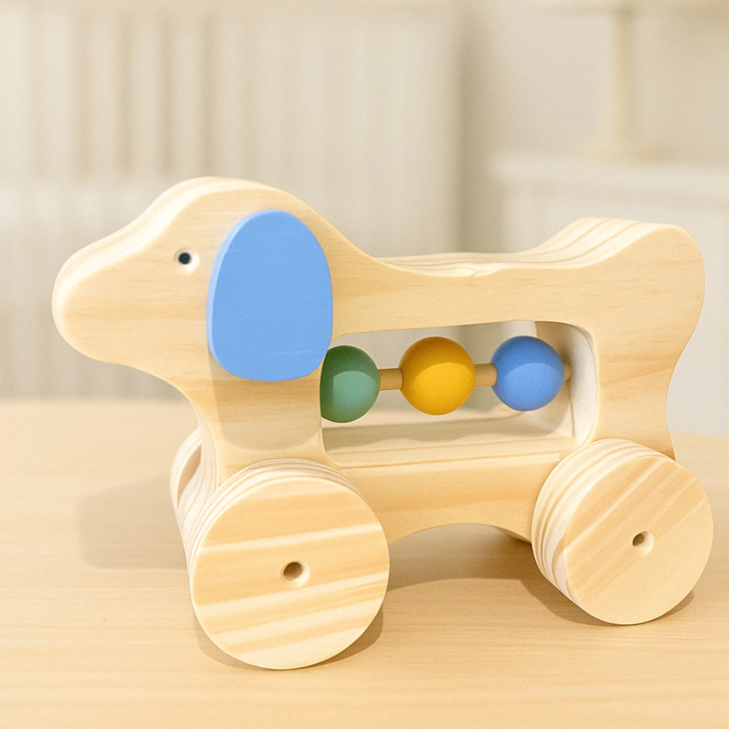 Perrito Sonajero celeste