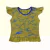 remera peces azul