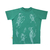 Remera verde estampada