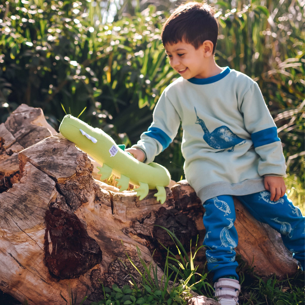 Buzo para niñas y niños perdiz verde agua
