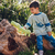 Buzo para niñas y niños perdiz verde agua