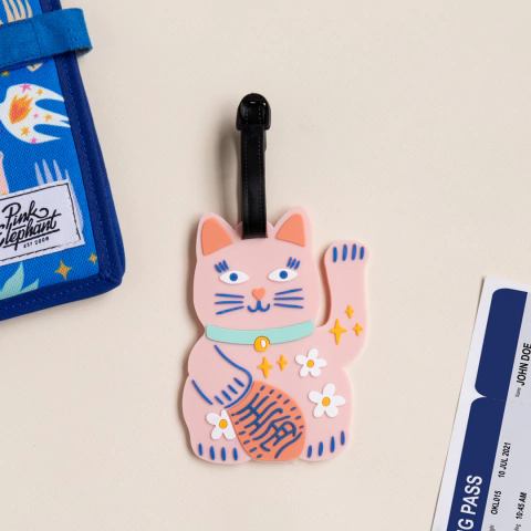 Identificador de Valija - Gatito de la Suerte