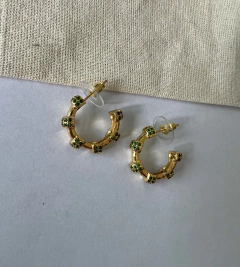 Aros GREEN GOLD argollas - Buda