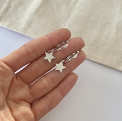 Aros SILVER ESTRELLA - comprar online