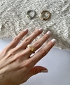 Anillo TO perla dorado