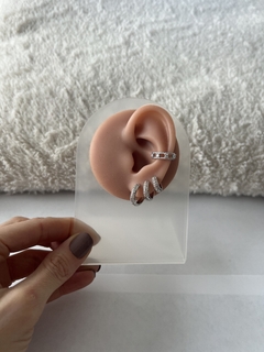 Aro a presion SILVER LUX - EARCUFF en internet