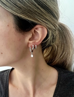 Aros ARGOLLITAS SQ SILVER - comprar online