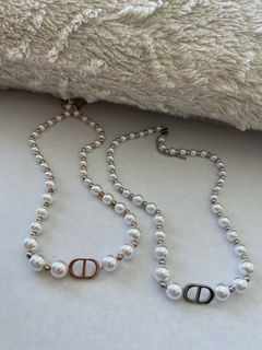 Collar CD PERLA PLATEADO - comprar online