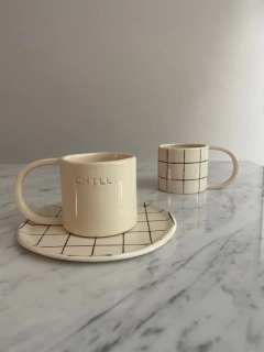 Taza Cuadrillé - Langosta
