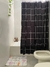 Cortina Baño Negra Cuadrillé - Outlet