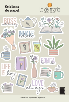 Pack Stickers DE PAPEL - tienda online