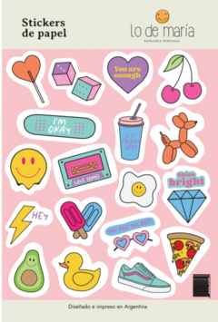 Pack Stickers DE PAPEL