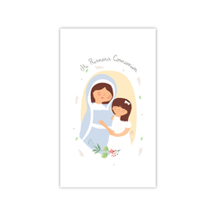 Estampita abrazo bifaz x 24 - comprar online