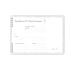 Libro de recuerdos Comunión mujer - comprar online