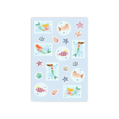 Set de papel carta - Sirenas en internet