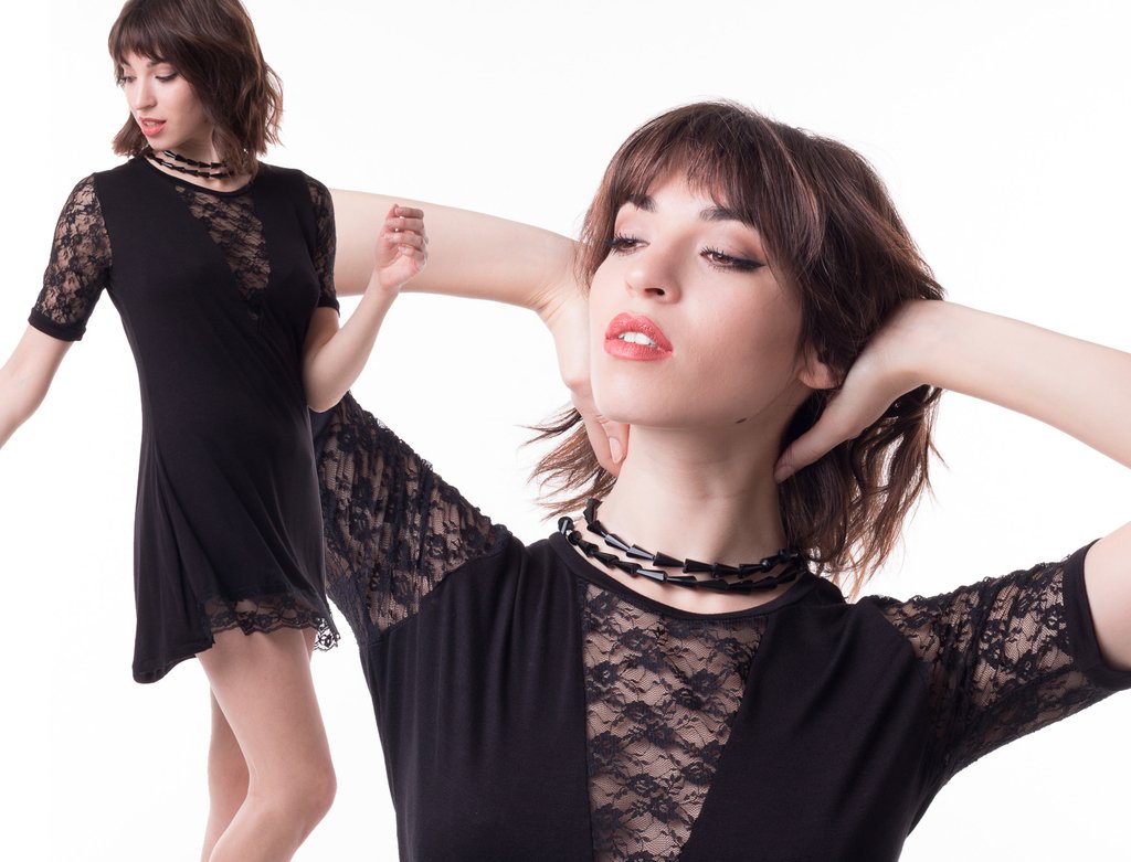Vestido Musidora Encaje Y Puntilla thumbnail 3