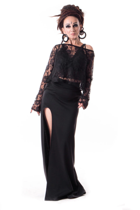 Pollera Larrea con Bolsillos