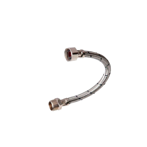 Flexible Para Agua De Goma Mallado 1/2 X 30 Cm 1 Unidad