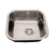 Bacha De Acero Inoxidable Cuadrada Para Cocina 34X37X18