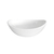 Bacha losa oval pequeña color blanco