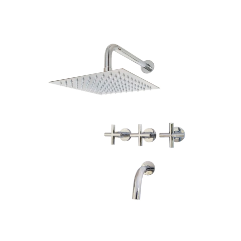 Grifería bañera marca Aqualaf modelo Lamy