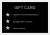 GIFT CARD - comprar online