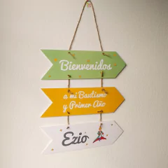 Cartel Bienvenida Principito flechas - comprar online