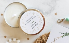 Vela de soja personalizada en lata metálica - comprar online