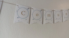 Banderin grande Mi comunion/ bautismo (12 piezas) en internet