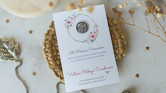 Estampita medalla Victoria - Nena Comunión - comprar online
