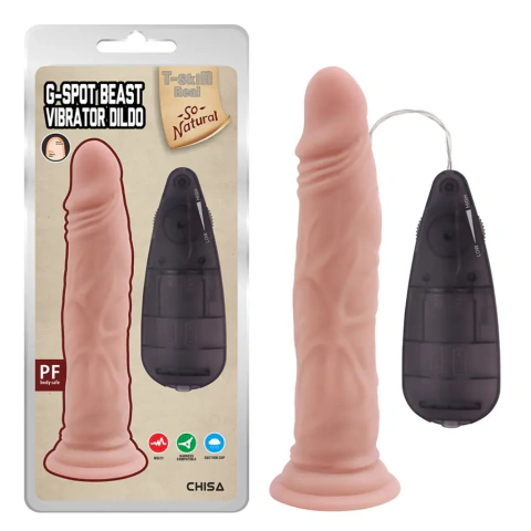 VIBRO REALISTICO - G-SPOT BEAST VIBRATOR DILDO