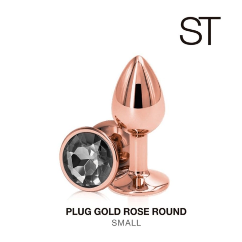ST - PLUG GOLD ROSE ROUND