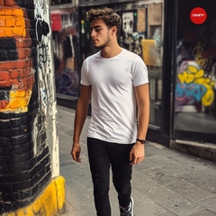 CAMISETA UNICOLOR BLANCA