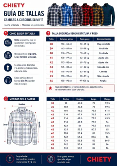 CAMISA IMPORTADA A CUADROS 100 % SLIM FIT