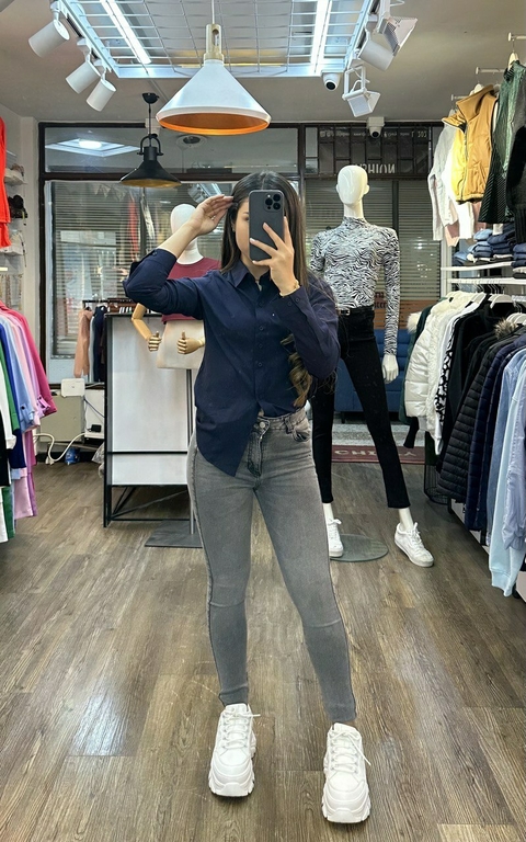 JEAN GRIS CLASICO SKINNY