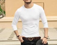 CAMIBUSO BLANCO CUELLO REDONDO en internet