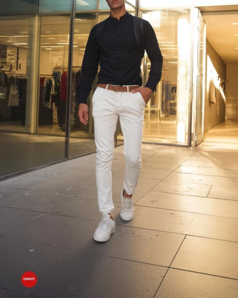 CAMISA NEGRA CUELLO NERU - comprar online