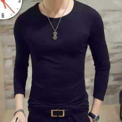 CAMIBUSO NEGRO CUELLO REDONDO - comprar online