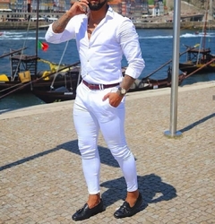 CAMISA BLANCA CUELLO FRENCES SLIM FIT en internet