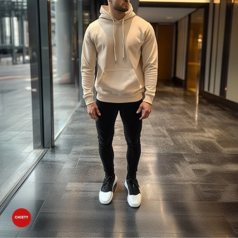 HOODIE IMPORTADO BEIGE