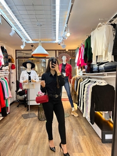 BLUSA NEGRA OVERSIZE - comprar online