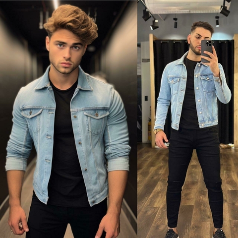 CHAQUETA JEAN HIELO STRECH