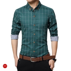 camisas a cuadros verde - comprar online